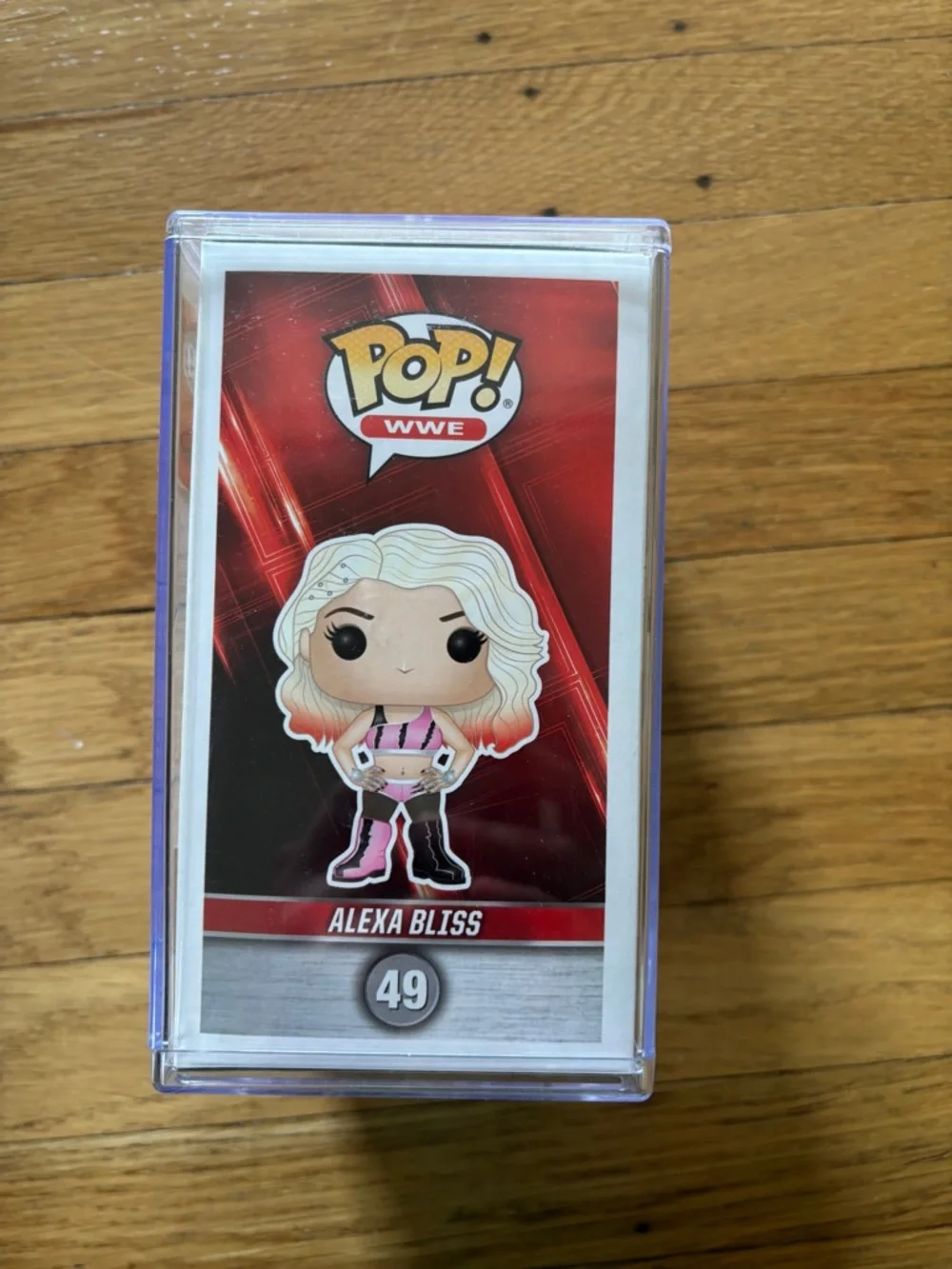 Funko Pop! WWE Alexa Bliss #49 with Pink Autograph - Picture 4 of 4